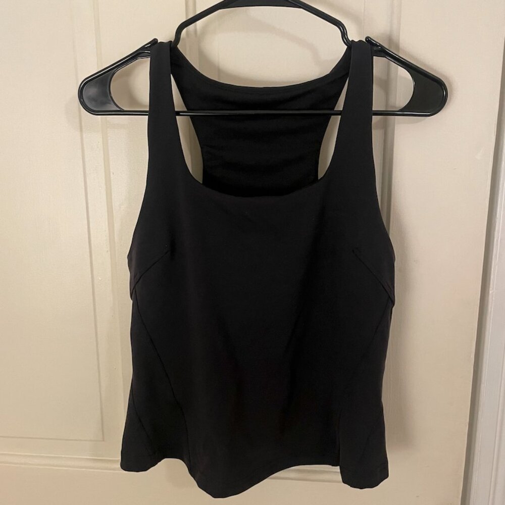 Lululemon Black High Neck Racerback Tank Size 8